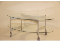 Orbis sofabord med glasplade