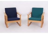 2 Børge Mogensen sled chairs, model 2256