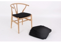 6 cushions for Y-chair CH24 black Hallingdal