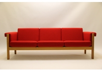 Ompolstring af Wegner sofa model GE 40/3