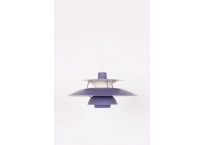 PH5 lampe,  violet retro tidlig udgave, 1958/1960´er model