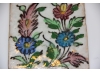 Tile with flowers. 
