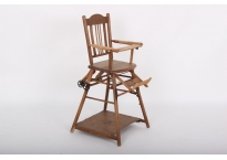 Antique, highchair for deco.