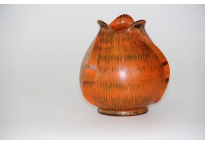 Vase, Orange-black