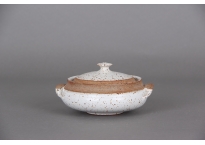 Ceramic, bowl with lid