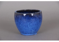 Keramik, blå krukke