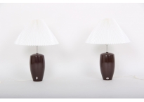 2 Søholm bordlamper med Le Klint skærme