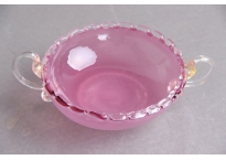 Elegant candy bowl, Murano glass approx. The 1950s